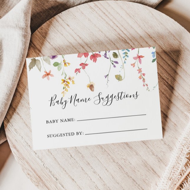 Cartão de Sugestões de Nome Selvagem Clássico Colo (Criador carregado)