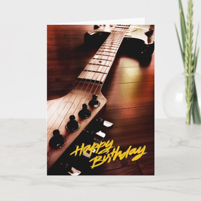 Cartão de Superestrela Feliz Aniversário (Frente)