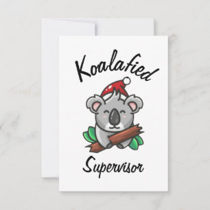 Cartão de Supervisor Koalafied