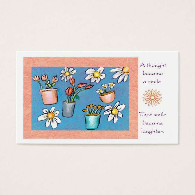 Cartão de tamanho de carteira Inspiracional (Frente)