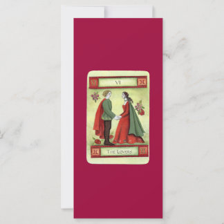 Cartão de tarô "Os Amantes"