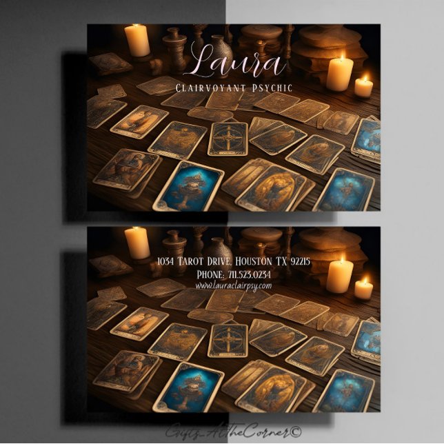 Cartão de Tarô Psicónico Clairvoyant (Criador carregado)