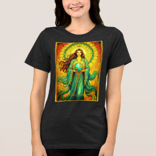 Cartão de Tarot Art Nouveau O Mundo