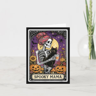 Cartão de Tarot da Mamãe Assustadora para Café de