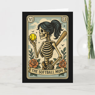 Cartão de Tarot de Esqueleto da Mamãe Softll Mama