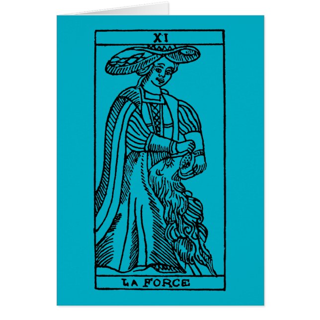 Cartão de Tarot: Força (Frente)