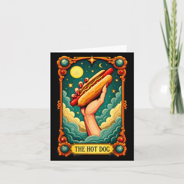 Cartão de Tarot Hotdog Halloween (Frente)