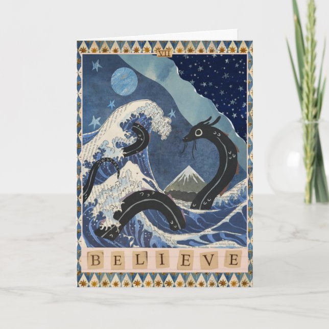 Cartão de Tarot Mágico "Acredite" (Frente)