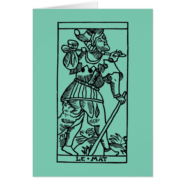 Cartão de Tarot: O tolo (Frente)