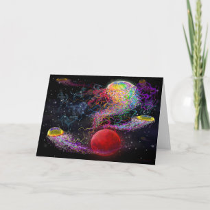 Cartão de Tentáculos de Espaço