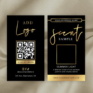 Cartão de Teste de Aroma de Vela Amostra de Perfum