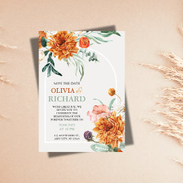 Cartão de Texto Boho com Grama de Pampas para Salv