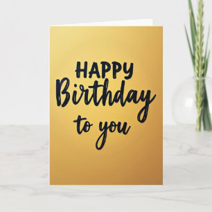 Cartão de Texto de Aniversário Alegre