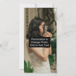 Cartão de texto de foto de agradecimento de evento