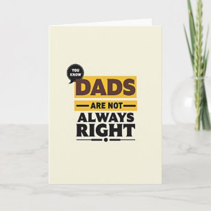 Cartão de Tipografia Cool Dads