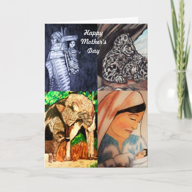 cartão DE TODAS AS ESPÉCIES DE MÃE (Frente)