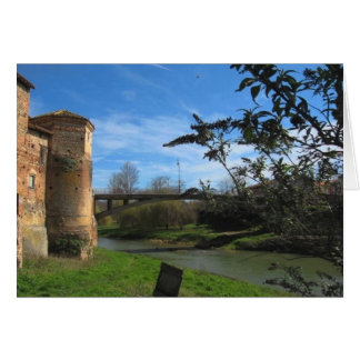 Cartão de Tourelles e de rio
