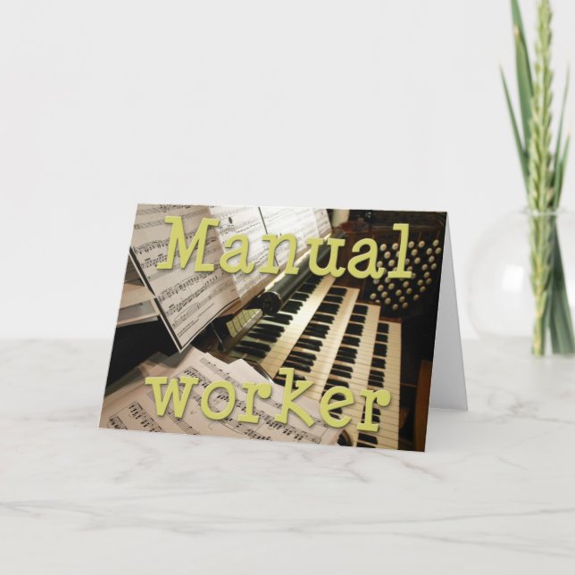 Cartão de trabalhador manual (Frente)