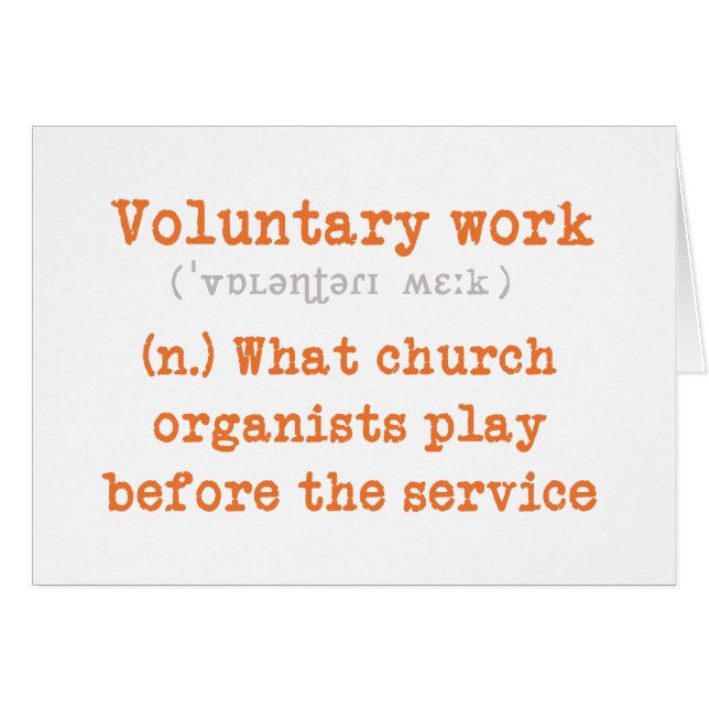 Cartão de trabalho voluntário (Frente Horizontal)