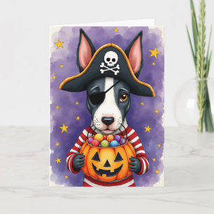 Cartão de Tratamento de Halloween dos Filhotes Pir