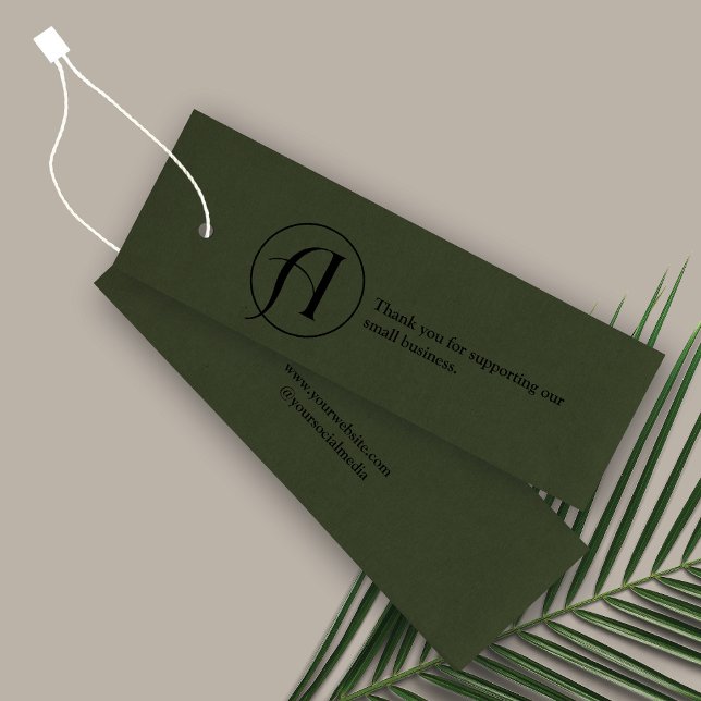 Cartão de travamento de negócios de logotipo minim (Criador carregado)