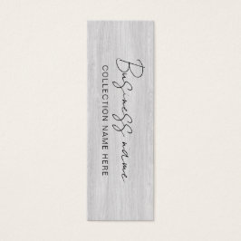 Cartão de travamento de preço minimalista