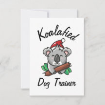 Cartão de Treinador de Cães Koalafied