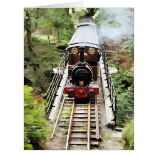 CARTÃO DE TREM DE VAPOR