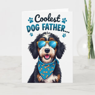 Cartão de Tributo ao Papai Cachorrinho