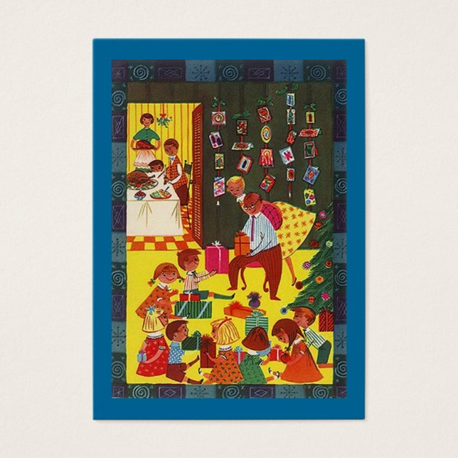 Cartão de Troca de Presente de Natal GR8 para Esti (Frente)