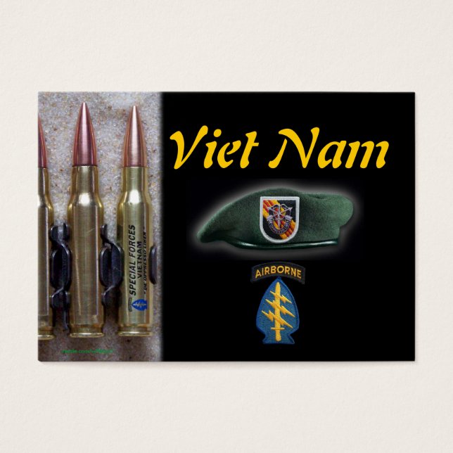 cartão de troca flash das forças especiais 5 green (Frente)