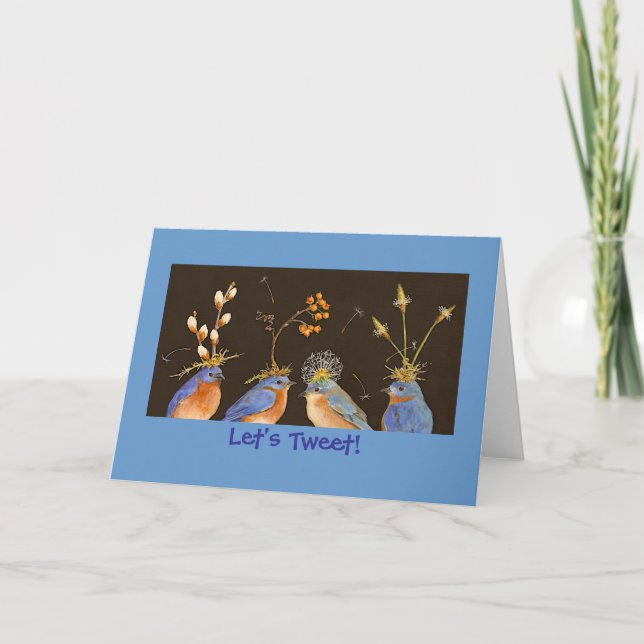 Cartão de Tweet do vamos (Frente)