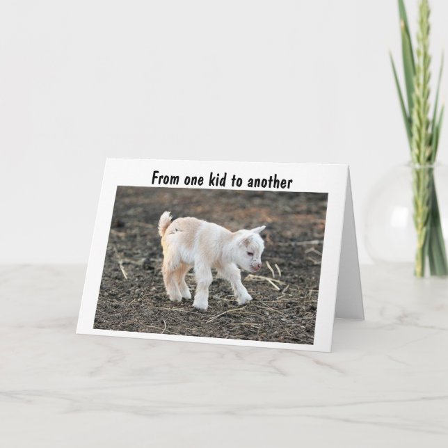 CARTÃO DE UMA CRIANÇA A OUTRA FELIZ ANIVERSÁRIO (Frente)