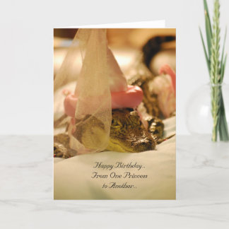 Cartão De uma princesa Outro….