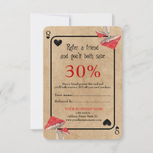 Cartão de Uso Louco de Cogumelos