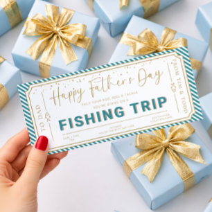 Cartão de Vale-Presente de Viagem de Pesca Aquátic