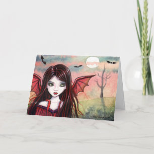 Cartão de Vampiro de Halloween por Molly Harrison