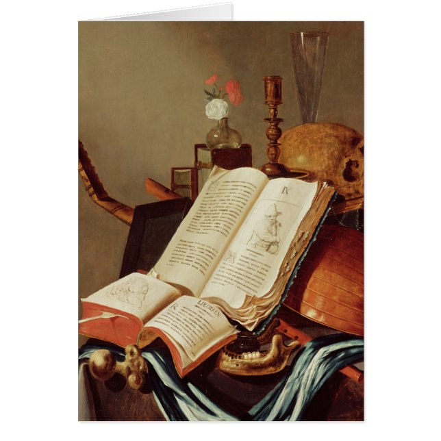 Cartão De Vanitas vida ainda (Frente)