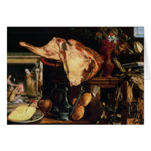 Cartão De Vanitas vida ainda, 1552