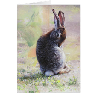 Cartão de Vazio Bunny por Andrew Denman