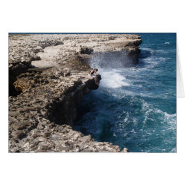 Cartão de vazio com imagem da Ponte do Diabo em An