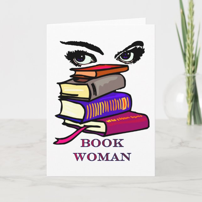Cartão de Vazio da Book Woman (Frente)