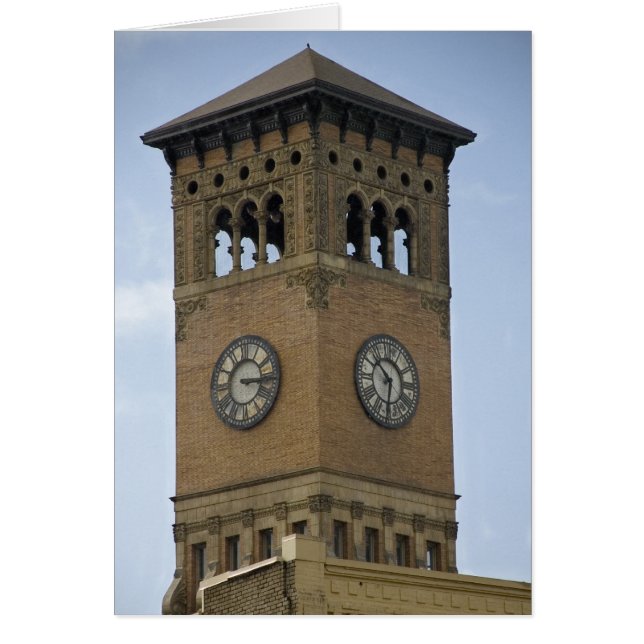 Cartão de Vazio da Câmara Municipal de Tacoma (Frente)