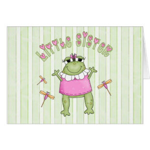 Cartão de Vazio da Irmã Froggie