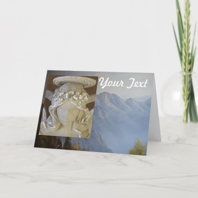 Cartão de Vazio de Anjo Amigos (Frente)