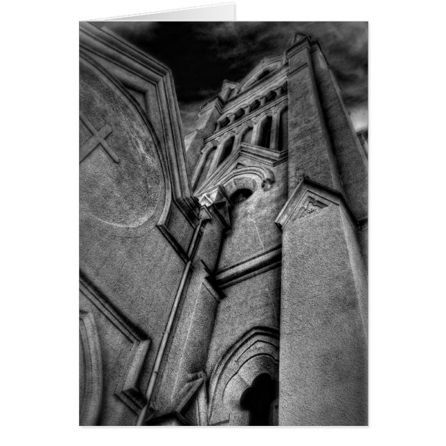 Cartão de Vazio de Torre da Igreja (Frente)