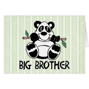 Cartão de Vazio do Big Brother Panda Boy