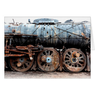 Cartão de Vazio do comboio com locomotiva