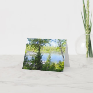 Cartão de Vazio do Parque Estadual Tahquamenon Fal