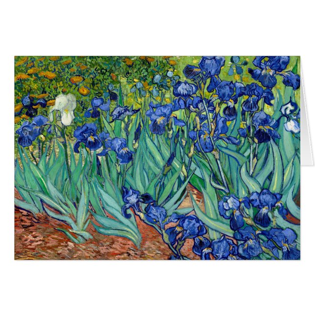 Cartão de Vazio para pintura de Vincent van Gogh (Frente Horizontal)